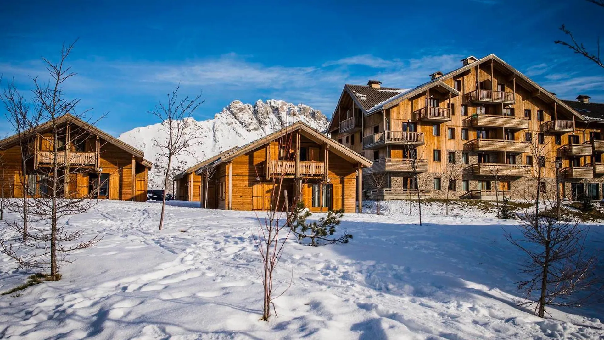 Chalet Mitoyen 3 Pieces 6 Pers. Avec Terrasse Et Piscine - Le Hameau Du Puy, Superdevoluy - Fr-1-504-493