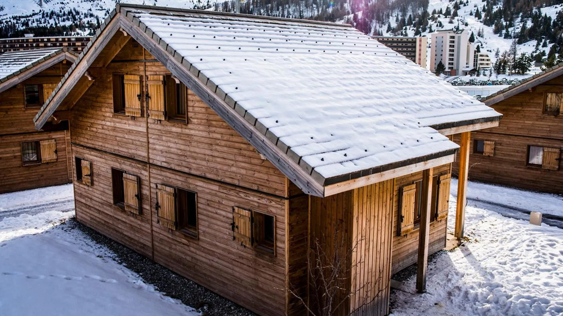 Chalet Mitoyen 3 Pieces 6 Pers. Avec Terrasse Et Piscine - Le Hameau Du Puy, Superdevoluy - Fr-1-504-493 France