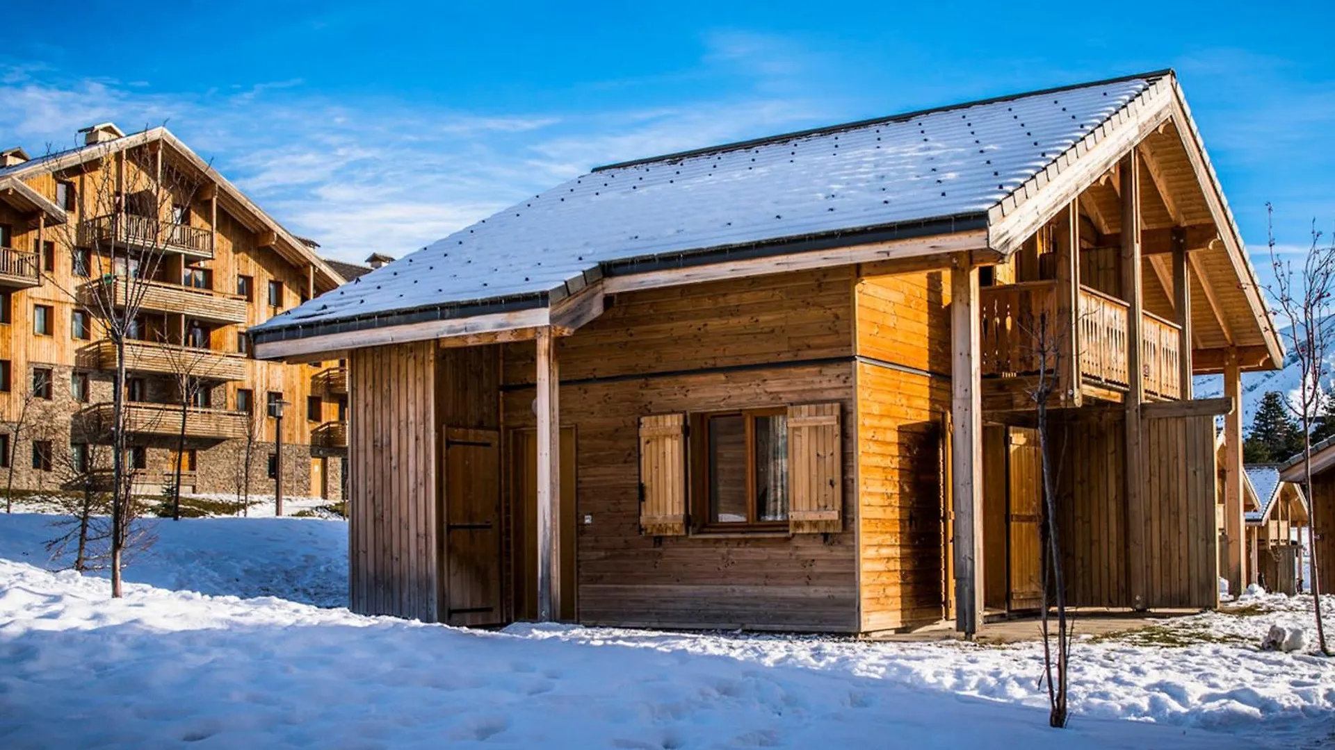 Chalet Mitoyen 3 Pieces 6 Pers. Avec Terrasse Et Piscine - Le Hameau Du Puy, Superdevoluy - Fr-1-504-493 France